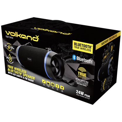 VolkanoX Viper Series Bluetooth Speaker - Black
