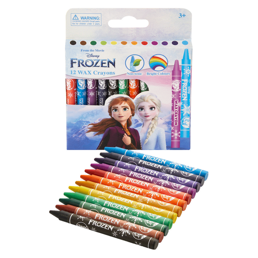 Frozen 12 Wax Crayons Multi