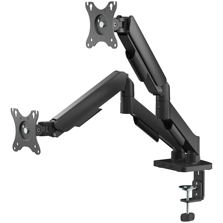 Volkano Steel Series Full Motion Dual Monitor Desk Mount 17" - 32"