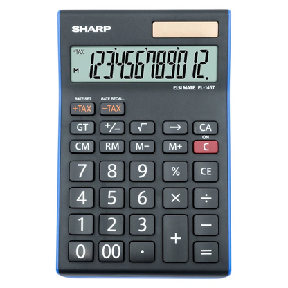 Sharp EL-145T Desk Calculator - 14 Digit Tax