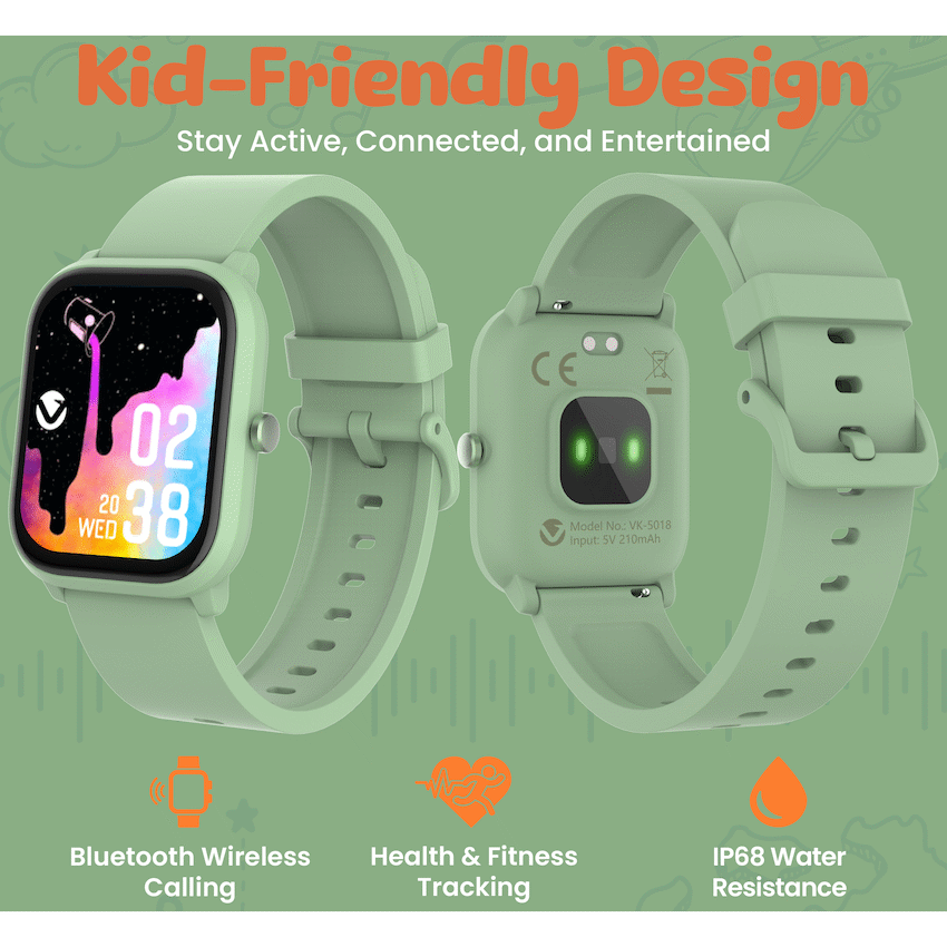 Volkano Vivo Series Kids Smart Watch - Sage Green