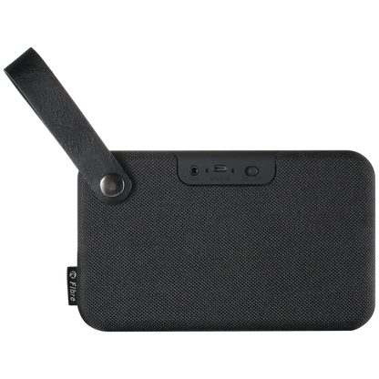 Rocka Fibre Series Bluetooth Speaker with Fabric Trim - Black