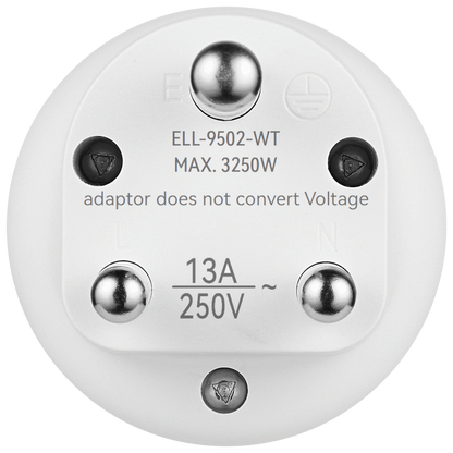 Ellies Explore Series UK to South Africa Travel Adaptor - WT