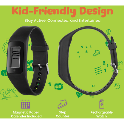 Volkano Step Up Series Activity Watch - Black