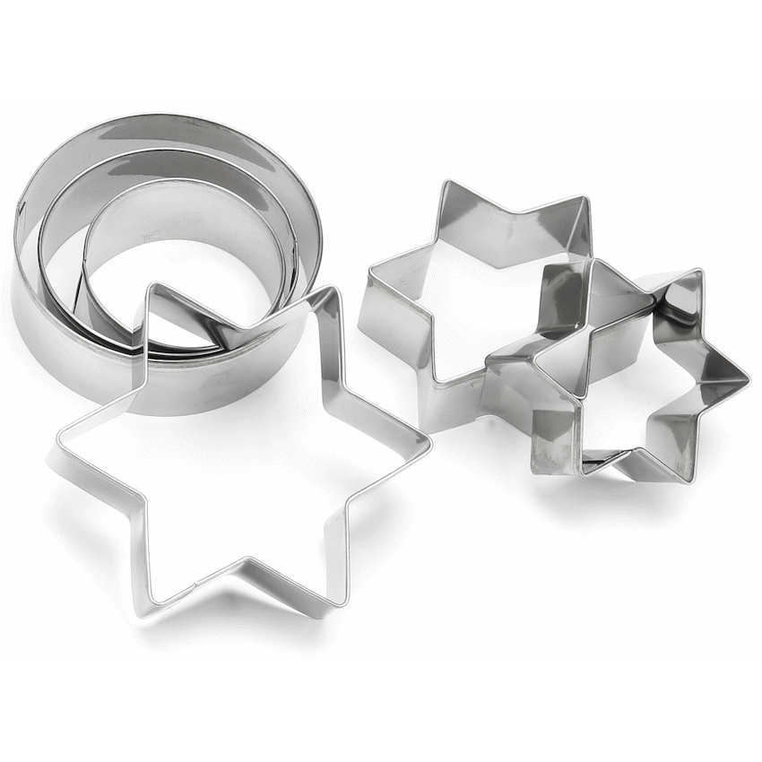 Kitchen Inspire Cookie Cutters Stars ( Order in Qty of 6)