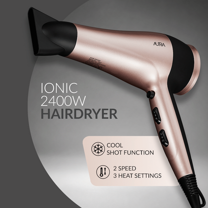 Aura by Elektra 2400W Ionic Hair Dryer
