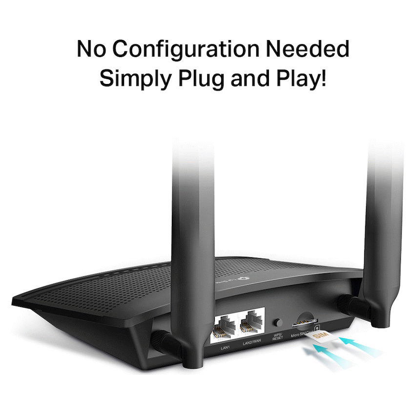 TP-Link TL-MR100 300Mbps Wireless N 4G LTE Router