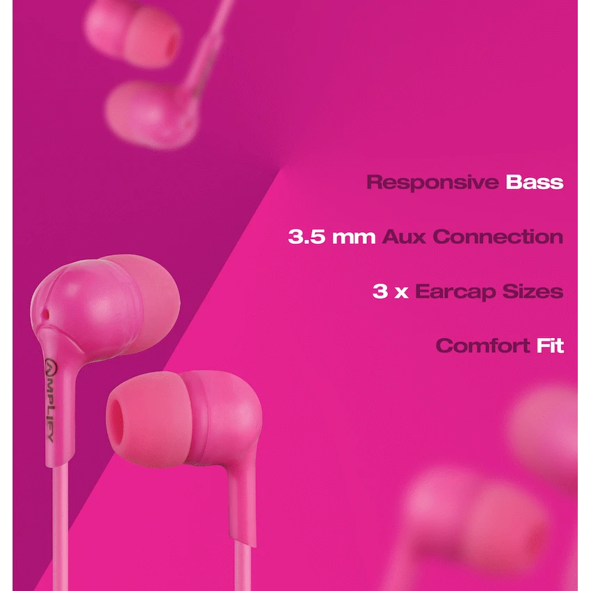 Amplify Jazz Series Earphone - Pink