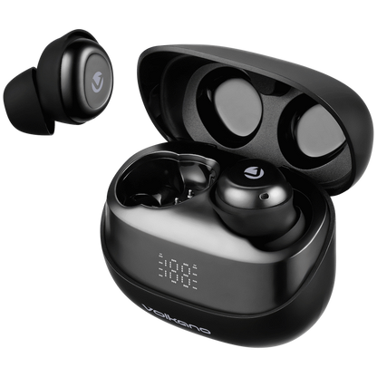 Volkano Aspen True Wireless Earphones - Black