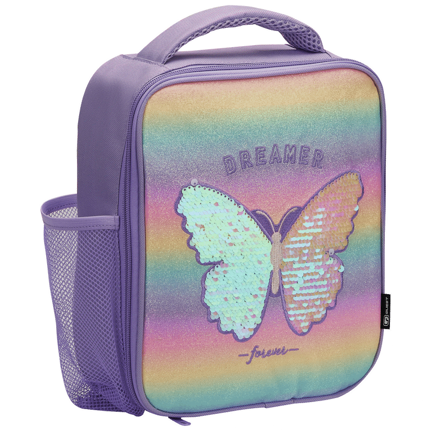 Quest Butterfly Deluxe Lunch Cooler - Purple