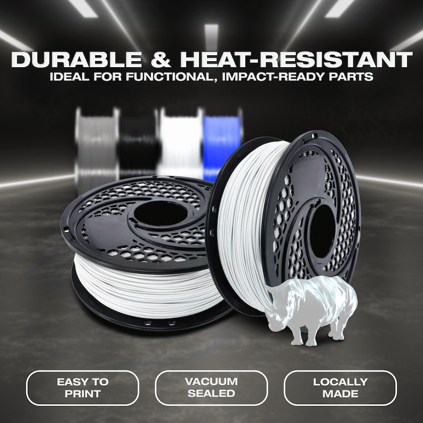 SA Filament ABS Premium Filament 1kg - Cool White