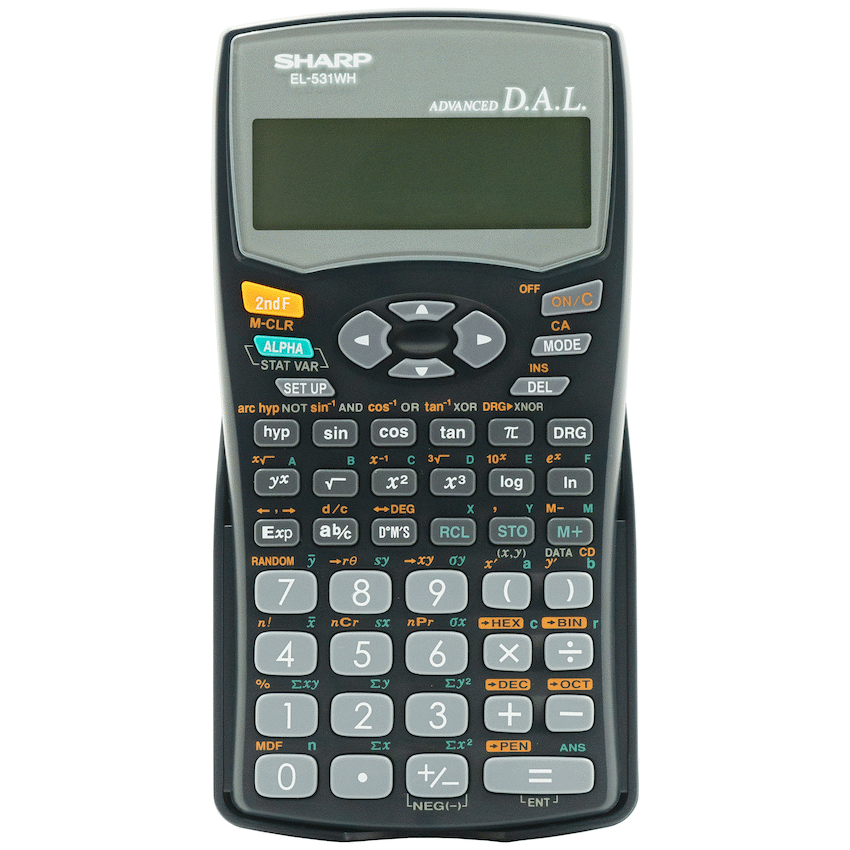 Sharp EL531 WH-BBK - Scientific Calculator - 272 Functions