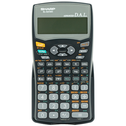 Sharp EL531 WH-BBK - Scientific Calculator - 272 Functions