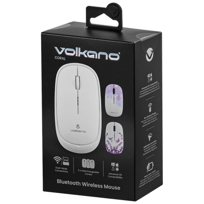 Volkano Coral series Bluetooth Wireless Mouse - White