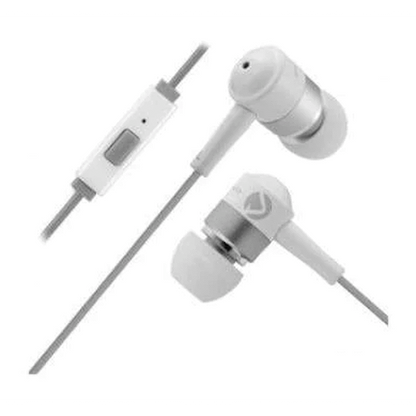 Volkano Earphones with Mic - Stannic Series - White