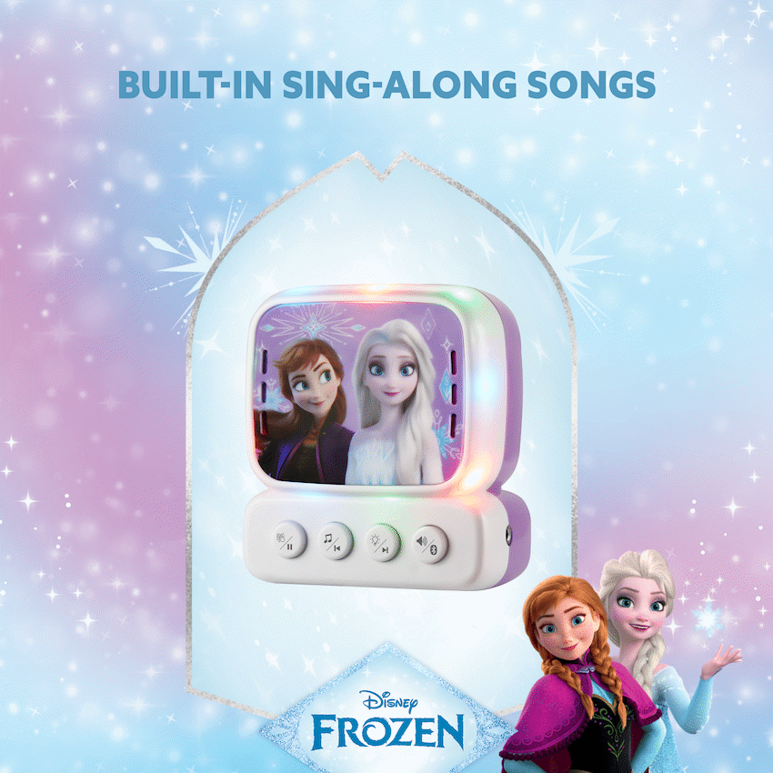 Disney Frozen Bluetooth Mini Karaoke Machine with Belt Hook