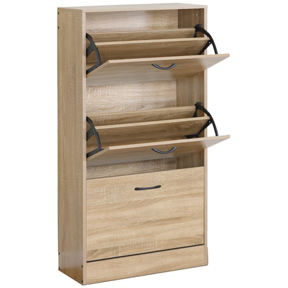 Everfurn Tamar Shoe Cabinet - Small - Oak