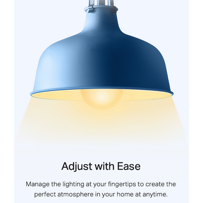 TP-Link Tapo L510E 8.7w Smart Wi-Fi Warm White Light Bulb, Dimmable, A60, E27