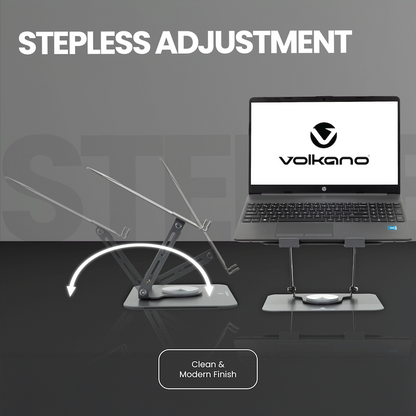 Volkano Pivot Multifunctional Swivel Adjustable Aluminium Laptop Stand