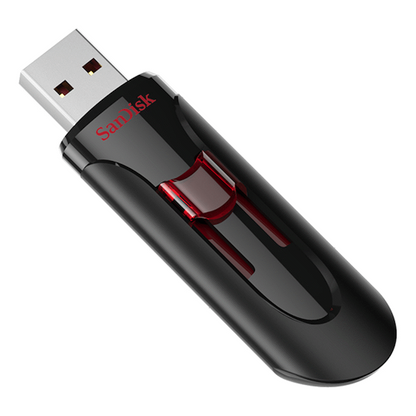 SANDISK CRUZER GLIDE USB 3.0 FLASH DRIVE 64GB