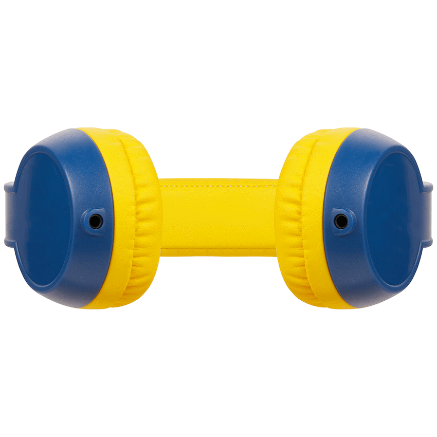 Volkano Sidekick Series Wired Kiddies Headphones with Share Port - Yellow/Blue