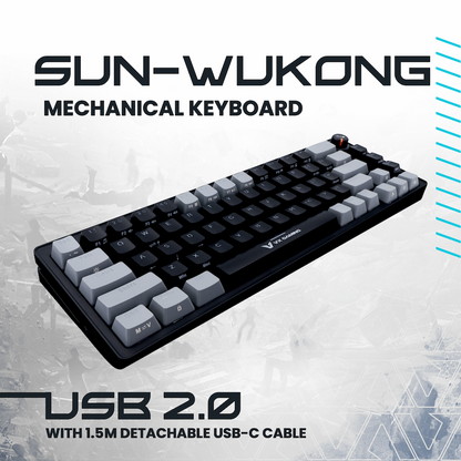 VX Gaming Sun-Wukong RGB Hot Swappable Mechanical Keyboard