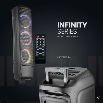 VolkanoX Infinity Series Dual 8" Tower Speaker