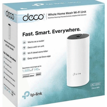 TP-Link Deco M4 (1-Pack) AC1200 Whole-Home Mesh Wi-Fi System