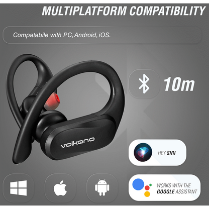 Volkano Sprint 2.0 Series Sports TWS Earphones with Case