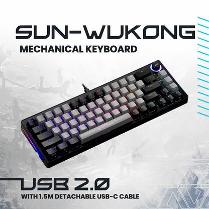 VX Gaming Sun-Wukong RGB Hot Swappable Mechanical Keyboard