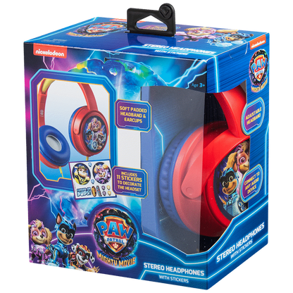 Paw Patrol Movie Auxiliary Headphones with Stickers