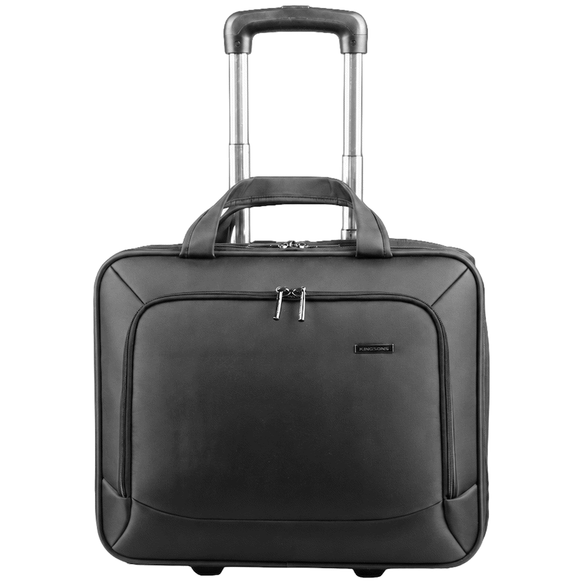 Kingsons Prime 15.6" Laptop Trolley Bag - Black