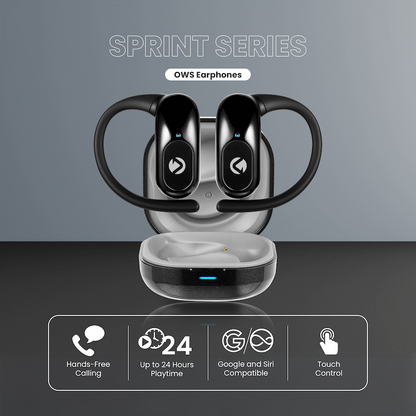 Volkano Sprint Series OWS Earphones - Black