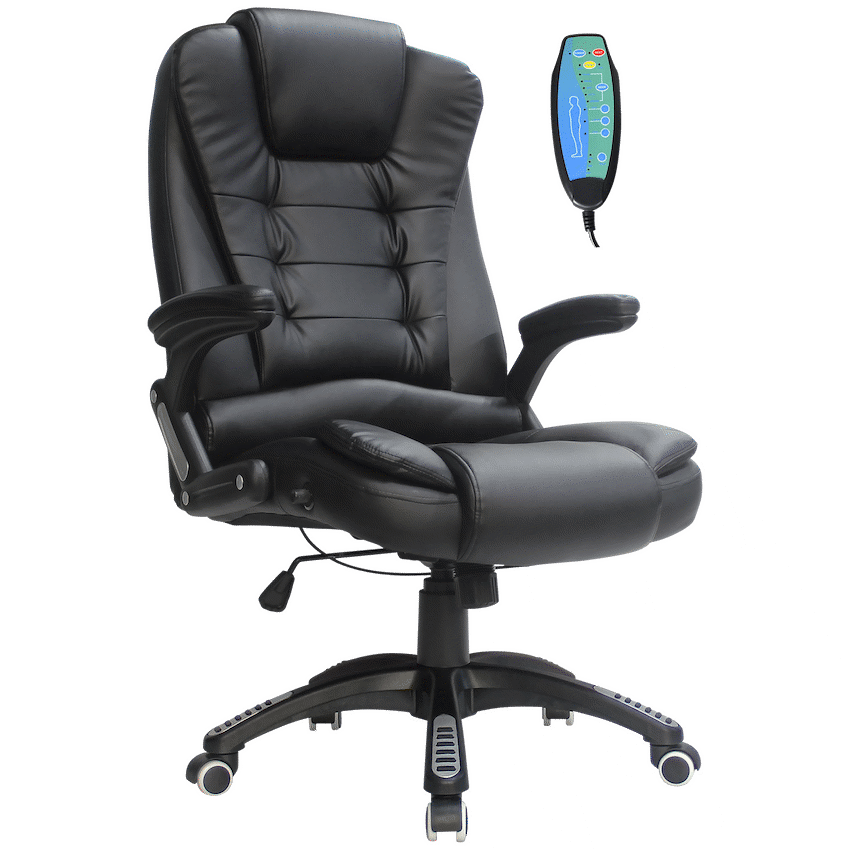 Everfurn Auto High Back Massage Function Office Chair