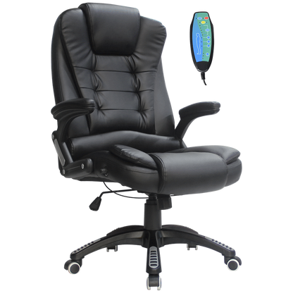 Everfurn Auto High Back Massage Function Office Chair