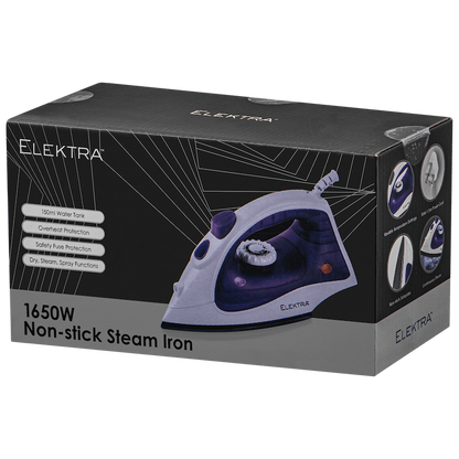 Elektra 1650W Steam Iron