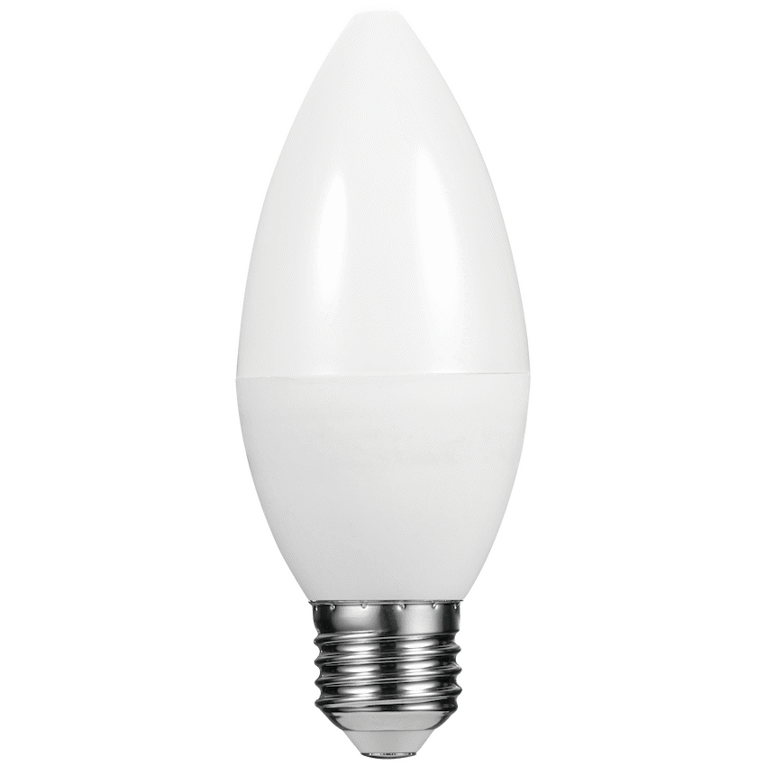 Switched 5w Candle LED Light Bulb E27 - Warm White