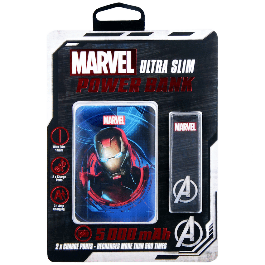 Marvel 5000mah Power Bank - Iron Man