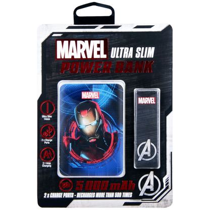 Marvel 5000mah Power Bank - Iron Man
