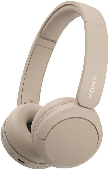 Sony WH-CH520 (Beige) Bluetooth On-Ear Headphones