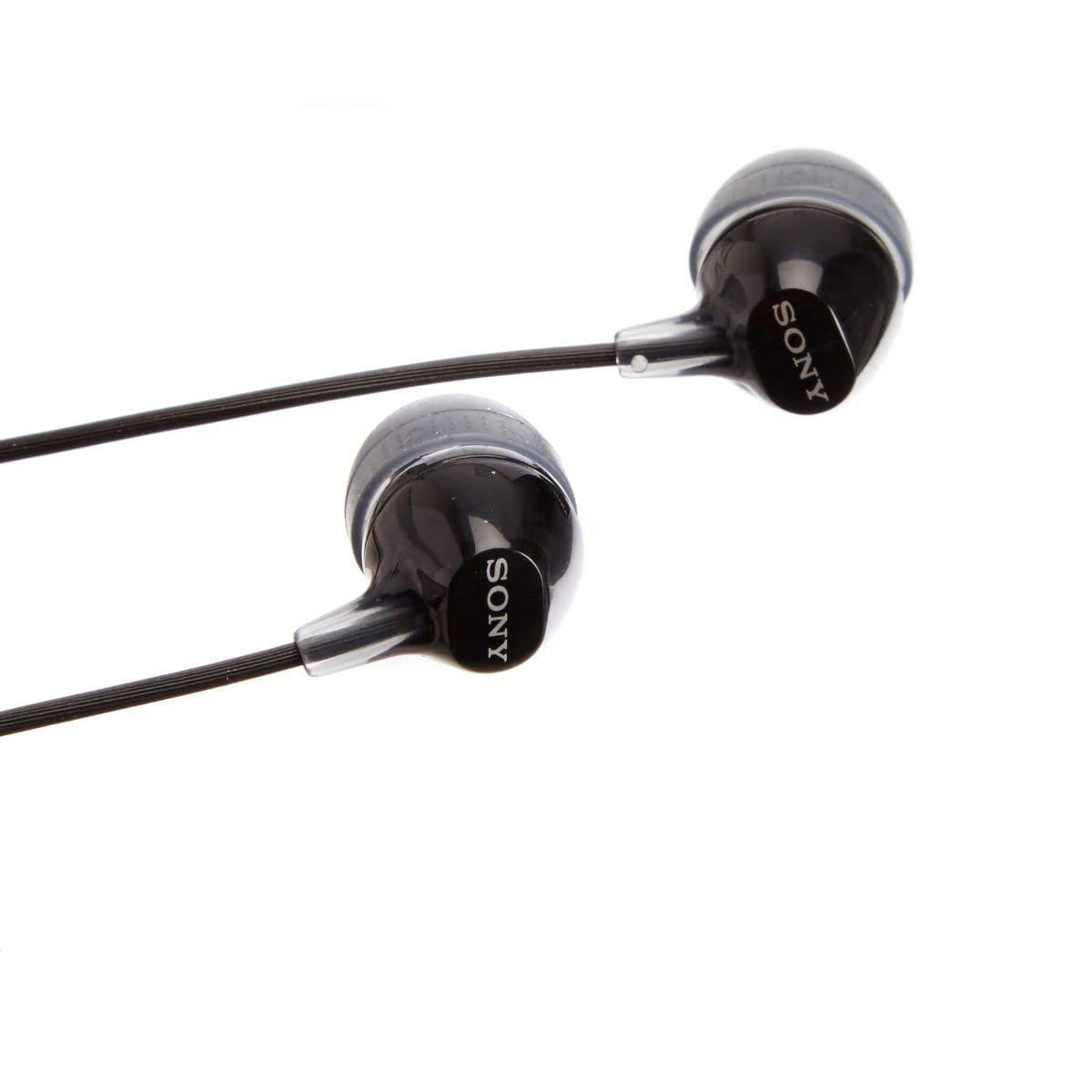 Sony MDR-EX15AP (Black) In-Ear Earphone with Mic for iPhone - Android - BlackBerry