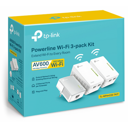 TP-Link TL-WPA4220 TKIT Twin AV600 Powerline Wi-Fi Kit