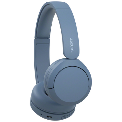 Sony WH-CH520 (Blue) Bluetooth On-Ear Headphones