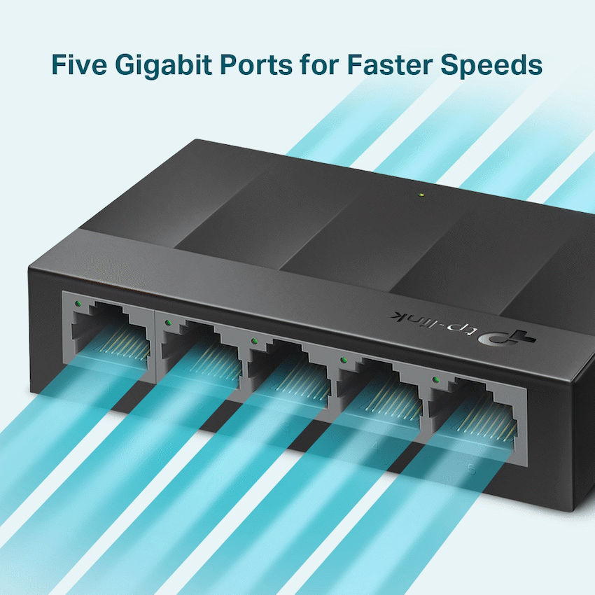 TP-Link LiteWave LS1005G 5-Port Gigabit Desktop Switch