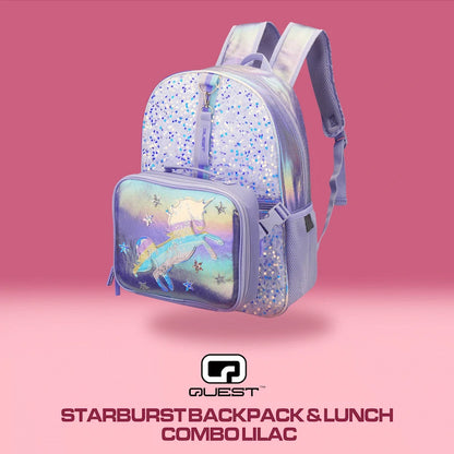 Quest Starburst Backpack & Lunch Combo Lilac