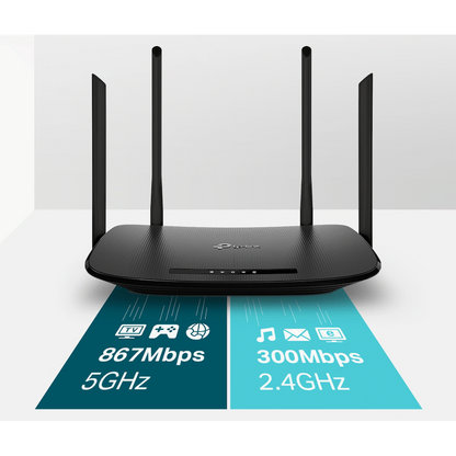 TP-Link Archer VR300 AC1200 Wi-Fi VDSL/ADSL Modem Router