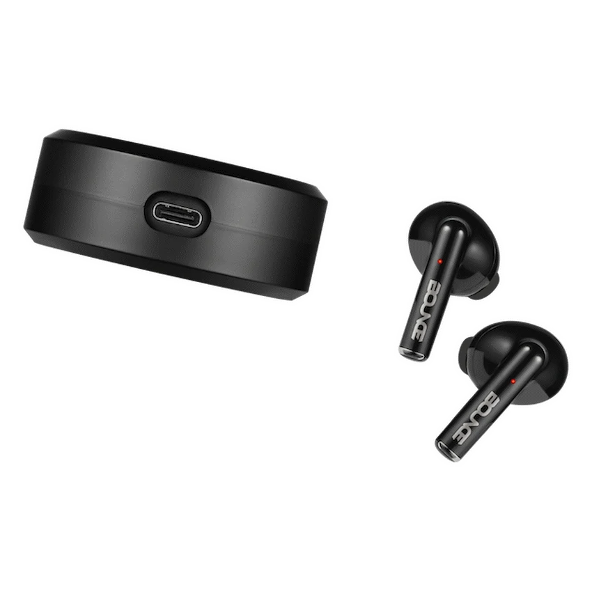 Bounce Proton Series True Wireless Earphones with Charging Case - Black
