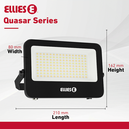 Ellies Quasar Series 50W AC Flood Light  with 3CCT -BK