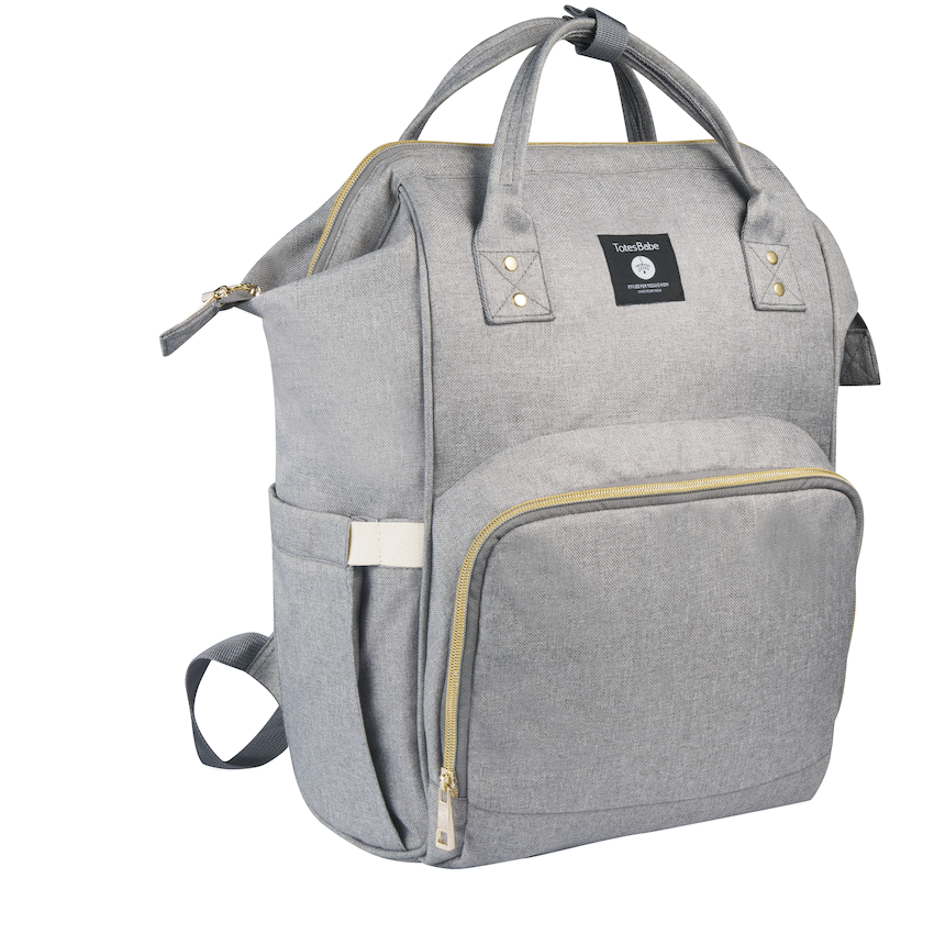 Totes Babe Alma 18l Diaper Backpack - Grey