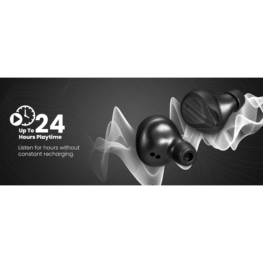 Volkano Scorpio Series True Wireless Earphones - Black